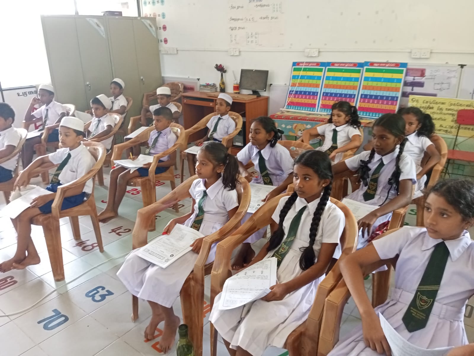 Students participating in the seminar