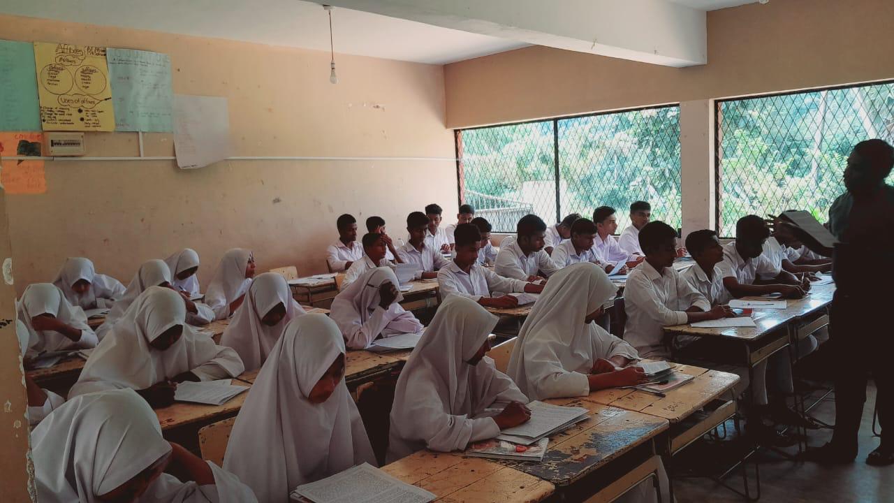 Tamil seminar classroom exercise